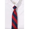image:imageLands End School Uniform Kids Stripe Pre Tied TieRedClassic Navy Stripe