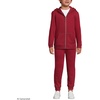 image:imageLands End School Uniform Kids Zip Front SweatshirtGarnet