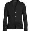 image:imageLands End School Uniform Mens Cotton Modal Button Front Cardigan SweaterBlack