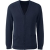 image:imageLands End School Uniform Mens Cotton Modal Button Front Cardigan SweaterClassic Navy