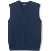 image:imageLands End School Uniform Mens Cotton Modal Fine Gauge Sweater VestClassic Navy