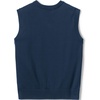 image:imageLands End School Uniform Mens Cotton Modal Fine Gauge Sweater VestClassic Navy