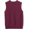 image:imageLands End School Uniform Mens Cotton Modal Sweater VestBurgundy