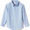 image:imageLands End School Uniform Mens Long Sleeve Oxford Dress ShirtBlue
