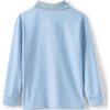 image:imageLands End School Uniform Mens Long Sleeve Rapid Dry Polo ShirtBlue