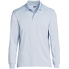 image:imageLands End School Uniform Mens Long Sleeve Rapid Dry Polo ShirtBlue