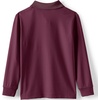 image:imageLands End School Uniform Mens Long Sleeve Rapid Dry Polo ShirtBurgundy