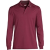 image:imageLands End School Uniform Mens Long Sleeve Rapid Dry Polo ShirtBurgundy