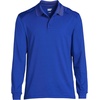 image:imageLands End School Uniform Mens Long Sleeve Rapid Dry Polo ShirtCobalt