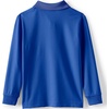 image:imageLands End School Uniform Mens Long Sleeve Rapid Dry Polo ShirtCobalt