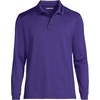 image:imageLands End School Uniform Mens Long Sleeve Rapid Dry Polo ShirtDeep Purple