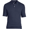 image:imageLands End School Uniform Mens Short Sleeve Banded Bottom Polo ShirtClassic Navy
