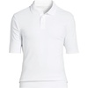 image:imageLands End School Uniform Mens Short Sleeve Banded Bottom Polo ShirtWhite