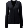 image:imageLands End School Uniform Womens Cotton Modal Button Front Cardigan SweaterBlack