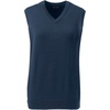 image:imageLands End School Uniform Womens Cotton Modal Fine Gauge Sweater VestClassic Navy