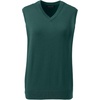 image:imageLands End School Uniform Womens Cotton Modal Fine Gauge Sweater VestEvergreen