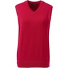 image:imageLands End School Uniform Womens Cotton Modal Fine Gauge Sweater VestRed