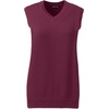 image:imageLands End School Uniform Womens Cotton Modal Sweater VestBurgundy