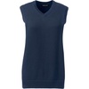 image:imageLands End School Uniform Womens Cotton Modal Sweater VestClassic Navy