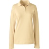 image:imageLands End School Uniform Womens Long Sleeve Feminine Fit Interlock Polo ShirtMaize