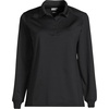 image:imageLands End School Uniform Womens Long Sleeve Rapid Dry Polo ShirtBlack