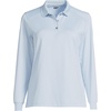 image:imageLands End School Uniform Womens Long Sleeve Rapid Dry Polo ShirtBlue