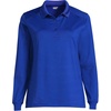 image:imageLands End School Uniform Womens Long Sleeve Rapid Dry Polo ShirtCobalt