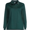 image:imageLands End School Uniform Womens Long Sleeve Rapid Dry Polo ShirtEvergreen