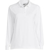 image:imageLands End School Uniform Womens Long Sleeve Rapid Dry Polo ShirtWhite