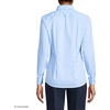 image:imageLands End School Uniform Womens No Gape Long Sleeve Stretch ShirtLight Sea Blue