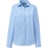 image:imageLands End School Uniform Womens No Gape Long Sleeve Stretch ShirtLight Sea Blue