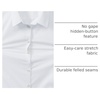 image:imageLands End School Uniform Womens No Gape Long Sleeve Stretch ShirtPearl White