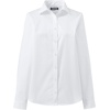 image:imageLands End School Uniform Womens No Gape Long Sleeve Stretch ShirtPearl White