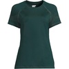 image:imageLands End School Uniform Womens Short Sleeve Active TeeEvergreen