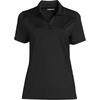 image:imageLands End School Uniform Womens Short Sleeve Feminine Fit Rapid Dry Polo ShirtBlack