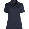 image:imageLands End School Uniform Womens Short Sleeve Feminine Fit Rapid Dry Polo ShirtClassic Navy