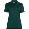 image:imageLands End School Uniform Womens Short Sleeve Feminine Fit Rapid Dry Polo ShirtEvergreen