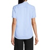 image:imageLands End School Uniform Womens Short Sleeve Peter Pan Collar Broadcloth ShirtLight Sea Blue