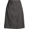 image:imageLands End School Uniform Womens Solid Aline Skirt Below the KneeAcademic Gray