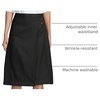 image:imageLands End School Uniform Womens Solid Aline Skirt Below the KneeBlack