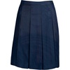 image:imageLands End School Uniform Womens Solid Box Pleat Skirt Top of KneeAcademic Classic Navy
