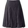 image:imageLands End School Uniform Womens Solid Box Pleat Skirt Top of KneeBlack