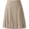 image:imageLands End School Uniform Womens Solid Box Pleat Skirt Top of KneeKhaki