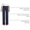 image:imageLands End School Uniform Womens SweatpantsClassic Navy