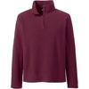 image:imageLands End School Uniform Young Mens Lightweight Fleece Quarter Zip PulloverBurgundy