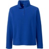image:imageLands End School Uniform Young Mens Lightweight Fleece Quarter Zip PulloverCobalt