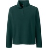 image:imageLands End School Uniform Young Mens Lightweight Fleece Quarter Zip PulloverEvergreen