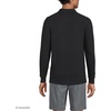 image:imageLands End School Uniform Young Mens Long Sleeve Mesh Polo ShirtBlack