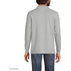 image:imageLands End School Uniform Young Mens Long Sleeve Mesh Polo ShirtGray Heather