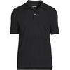 image:imageLands End School Uniform Young Mens Short Sleeve Mesh Polo ShirtBlack